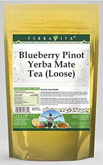 Blueberry Pinot Yerba Mate Tea (Loose) (8 oz, ZIN: 5684