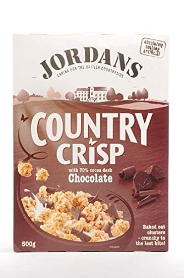 Jordans Chocolate negro Country Crisp Cereal 500g - Pack of 2 392269359