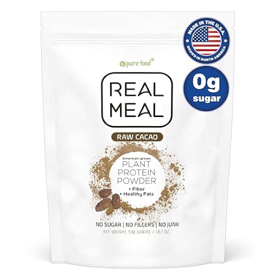 Pure Food Real Meal Vegan Protein Replacement Powder - 