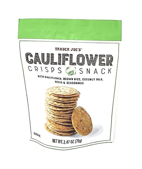 Trader Joe´s Cauliflower Crisps Snack, Sin gluten 