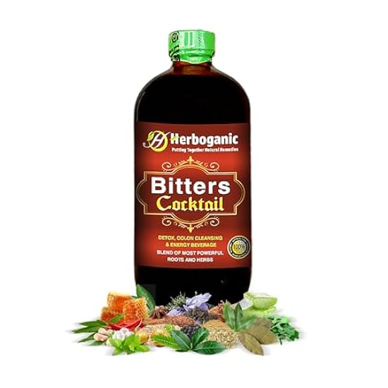 Herboganic Bitters Cocktail for overall Health and well