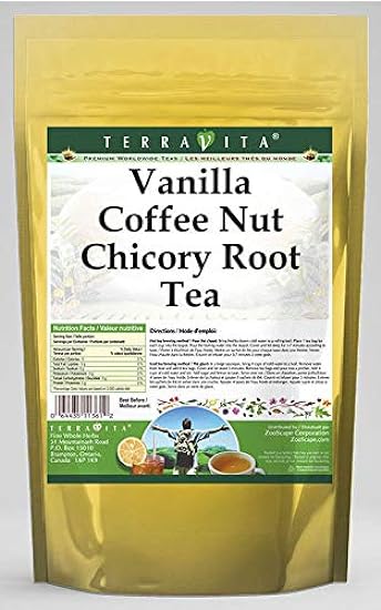 Vanilla Café Nut Chicory Root Tea (50 tea bolsas, ZIN: 