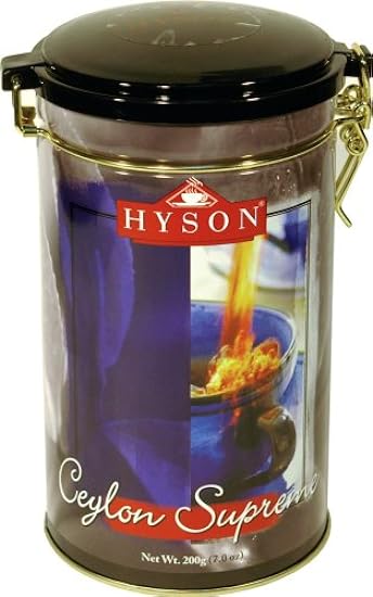 Hyson Tea, Ceylon Supreme Metal Can, 7.0-Ounce Boxes (P
