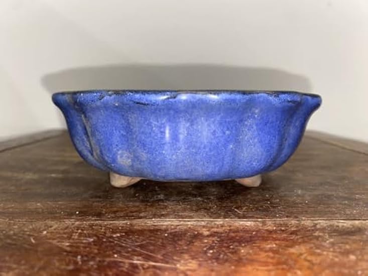 Bonsai Pot, Blue, Light Blue, Glaze, Small Bonsai, Mini