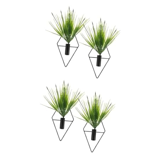 SUPVOX 4 Pcs Wall-Mounted Potted Plant Outdoor Decorati