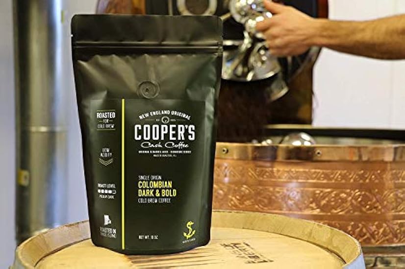 Cold Brew Café Colombian Reserve Single Origin Coarsely Whole Bean Café - 5 lb. Bag - Dark Roast 799402941