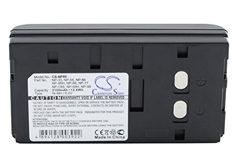 AMITH Battery Replacement for PANASONIC Part NO: NV-G100, NV-G100EN, NV-G101, NV-G101B, NV-G101E, NV-G120, NV-G1B, NV-G1E, NV-G2, NV-G200EN, NV-G202, NV-G220, NV-G2B 517459184