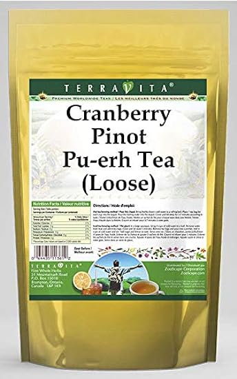 Cranberry Pinot Pu-erh Tea (Loose) (8 oz, ZIN: 543763) 