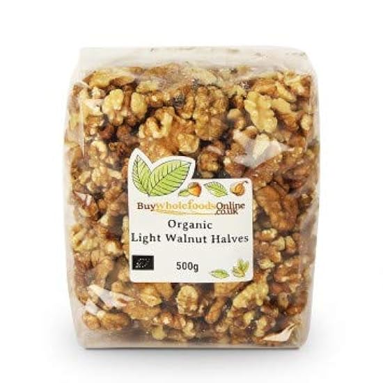 Buy Whole Foods Organic Walnuts Light, Halves (500g) 58