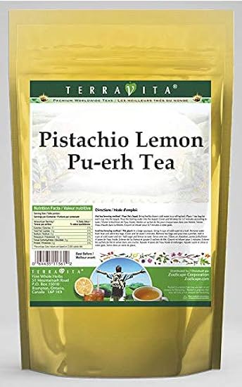Pistachio Lemon Pu-erh Tea (50 tea bolsas, ZIN: 541814)