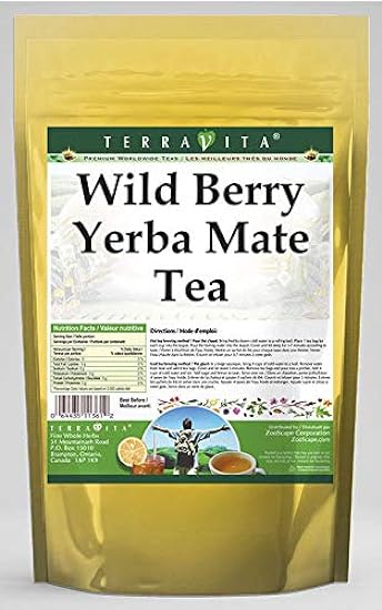 Wild Berry Yerba Mate Tea (50 tea bolsas, ZIN: 559339) 