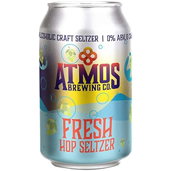 Atmos Brewing Non-Alcoholic (NA) Beer, 16 oz Cans, Craf