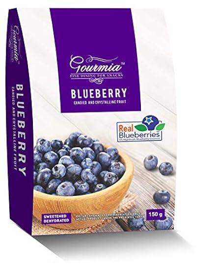 Gourmia Dried Blueberry Pouch, 150 g 396062208