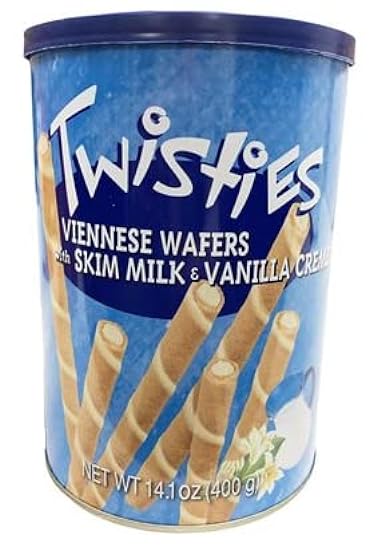 Vanilla Crème Filled Viennese Wafer Rolls Pack of 2 632