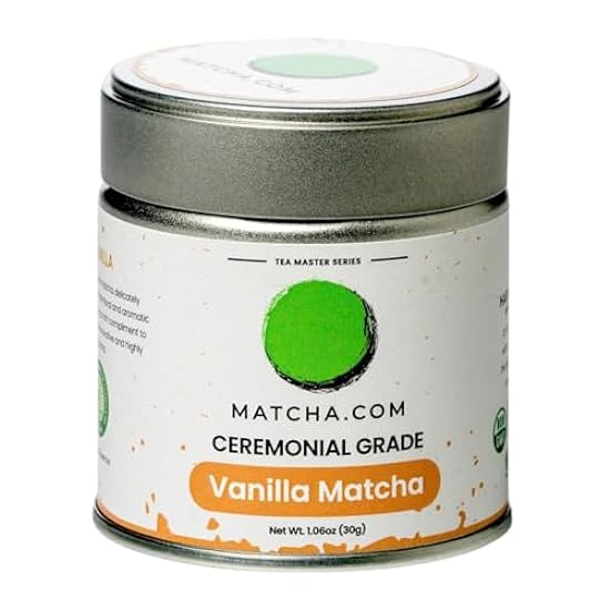 Matcha Kari - Vanilla Matcha Organic Verde Tea Powder - 30 grams - Japanese Ceremonial Grade Matcha with Vanilla 378493777