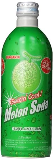 Sangaria Melon Soda, 16.2 Ounce (Pack of 24) 382475091