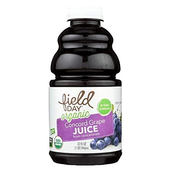 Field Day Organic Concord Grape Juice, 32 Fluid Ounce 987342072