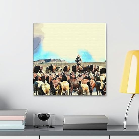 Herd of Contentment - Canvas 16″ x 16″ / Premium Gallery Wraps (1.25″) 92108819