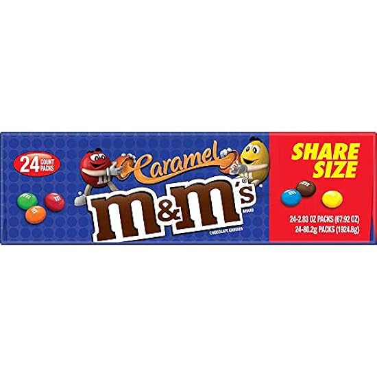 M and Ms Caramel King Size 2.83 Ounce Dulce de chocolat