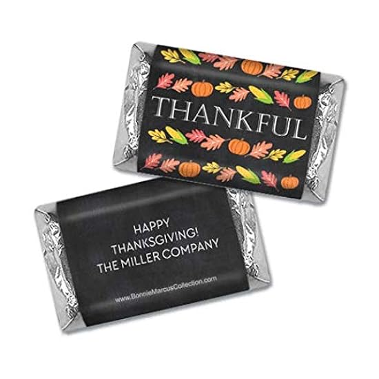 Thanksgiving Candy Personalized Miniatures Chocolate (7