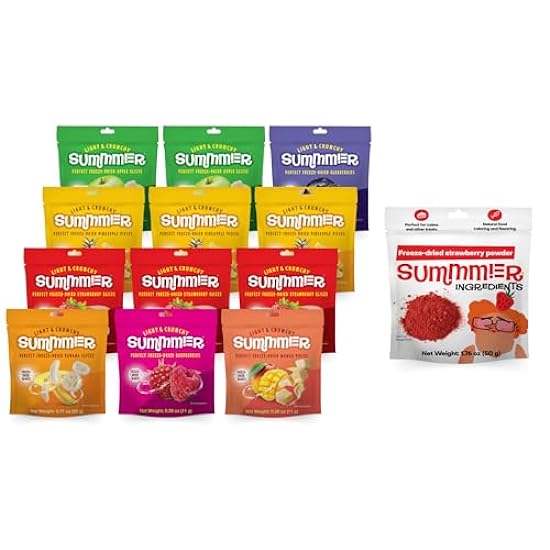 SUMMMER Bundle of 2 - A mix of 12 packs of Freeze-Dried