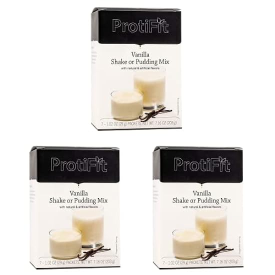 PROTIFIT - High Protein Vanilla Pudding & Shake Mix 3 P