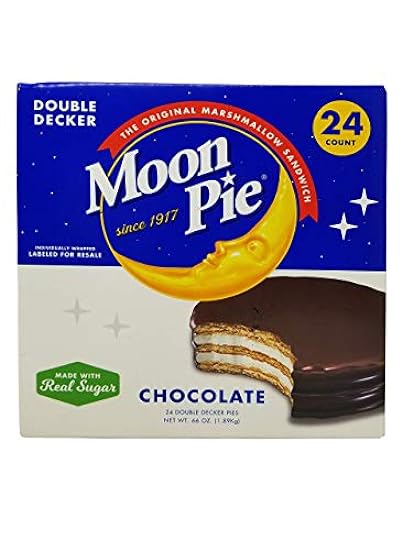Moon Pie The Original Marshmallow Sandwich Chocolate 24