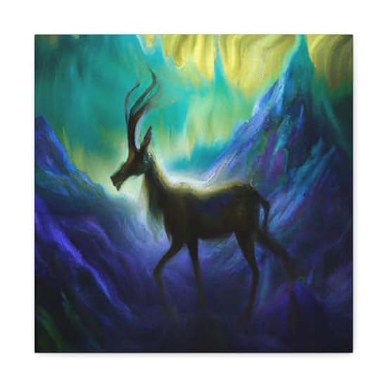 Chamois in the Wild - Canvas 16″ x 16″ / 1.25