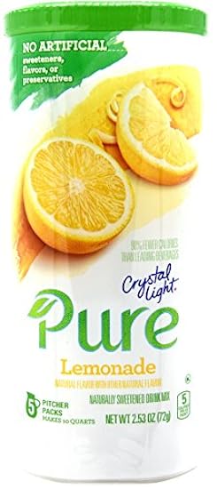 Crystal Light Pure Lemonade Drink Mix, 10-Quart Caniste