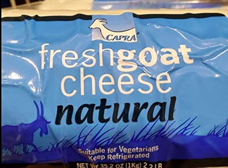 Capra goat cheese plain Natural 2.2lb Suitable for vege