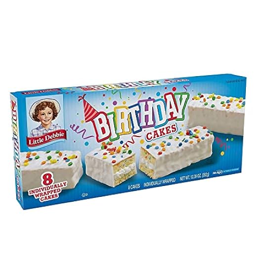 Little Debbie Birthday Cakes, 128 Individually Wrapped Cakes (16 Boxes) 559303752