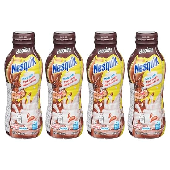 Nestle Nes quik Chocolate Milkshake - Shelf Stable, 473