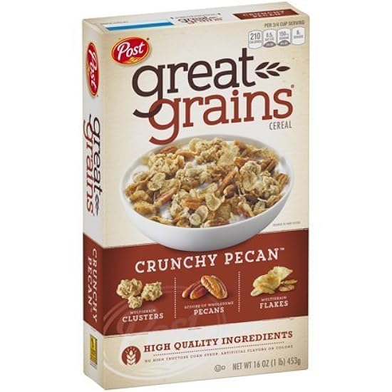 Cereales para el desayuno, Crunchy Pecan, 16 Oz, Pack of 6 957689053