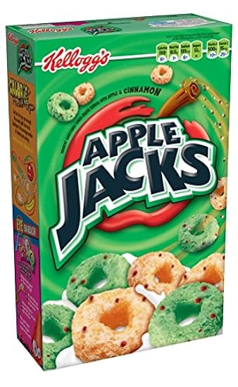 Kellogg´s Apple Jacks Cereal, 8.7 oz Box (Pack of 