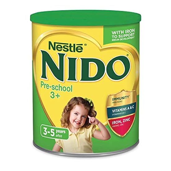 Nestle Nido 3+ Toddler Powdered Milk Beverage, 1.76 Pound (Pack of 6) 615079521