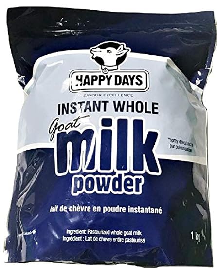 HAPPY DAYS Whole Goat Milk Powder 1kg 836985346