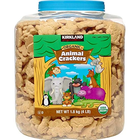 Kirkland Signature Organic Animal Crackers, 4 lbs (2 Pa