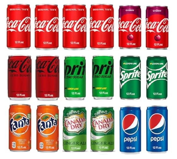 BARE IDEAS Soda Drinks Variety Pack 12 Fl.oz (Pack of 1