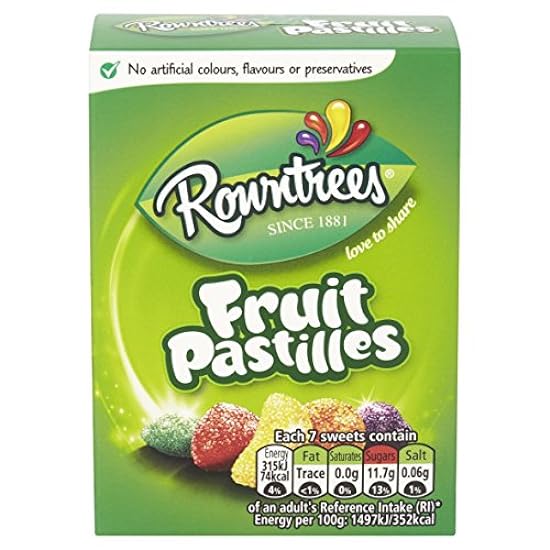 Rowntree´s Fruit Pastilles Carton (Pack of 9) 1351