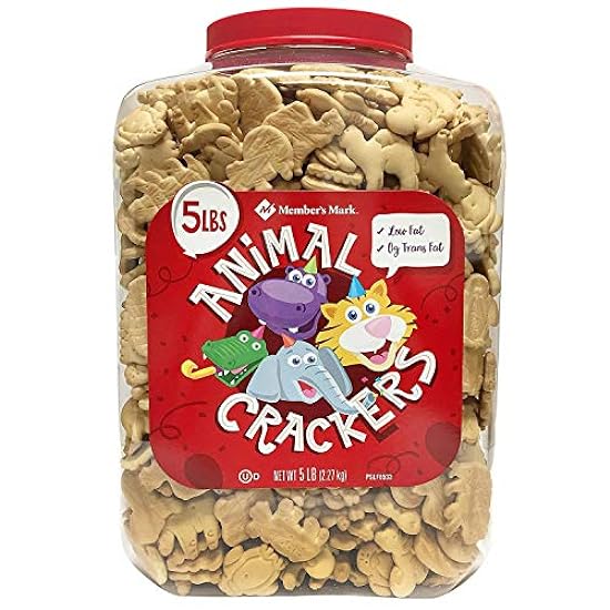 11 animal shapes Animal Crackers 3Packs (5 lbs.) No tra
