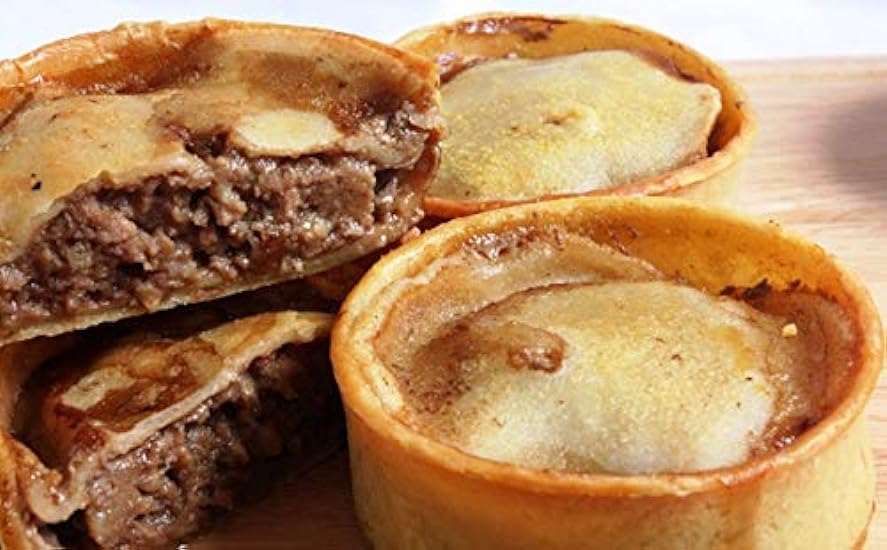 Caledonian Kitchen, Traditional Scottish Meat Pies (Pack of 24) 603466704