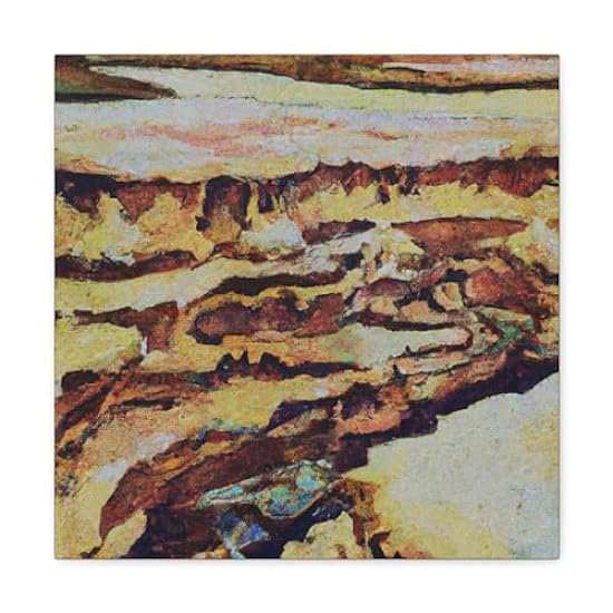 Canyon in Bold Colors - Canvas 16″ x 16″ / 1.25