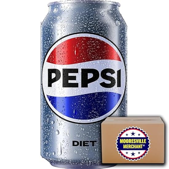 Diet Pepsi, 12 fl oz, 24 Cans with Mooresville Merchant
