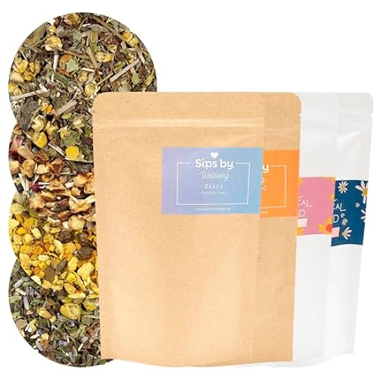 Sips by Self Care Tea Collection | Herbal Tea | Caffein
