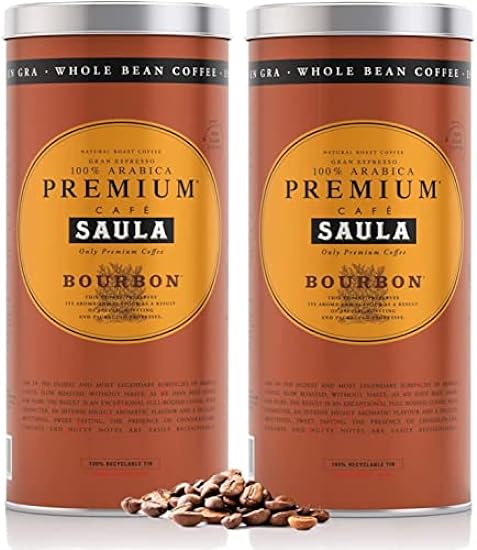 Saula Premium Bourbon Café Beans - 100% Arabica Espress