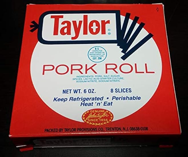 Taylor Pork Roll 6 Ounces Pre-Sliced (12 Pack) 279152141
