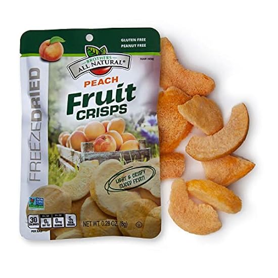 BrOtros-ALL-Natural Fruit Crisps, Amarillo Peach, 0.28-