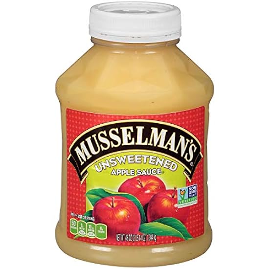 Musselman´s Unsweetened Apple Sauce, 46 Ounces (Pack of 2) 132315879