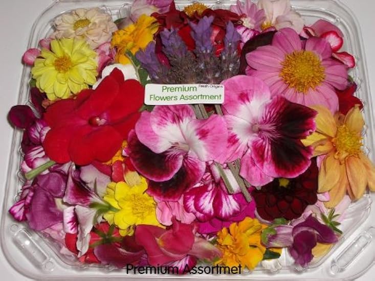 Edible Flower - Premium Assortment - 4 x 75-150 Count 1
