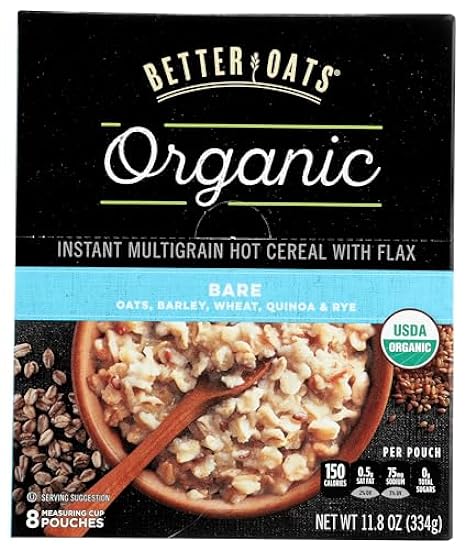 Better Oats Raw Pure & Simple Organic Bare Instant Mult